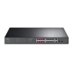 TP-Link TL-SL1218MP 16 Port 10/100Mbps PoE Switch