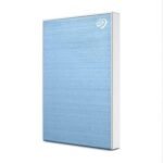 Seagate One Touch 2TB External HDD with Password Protection ? Light Blue