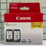Canon Pixma PG-445 Black CL-446 Tri-Color Combo Pack Ink Cartridge