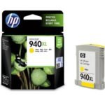 HP Officejet 940XL Ink Cartridge, Yellow (C4909AA)