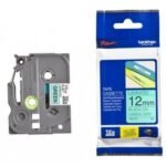 Brother Tze-731 Black on Green 12mm Label Tape