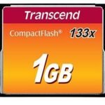Transcend 1GB 133x Compact Flash Memory Card