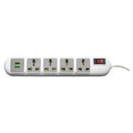 ideakard Smart Strip with 2 USB, 4 Socket, SP42U