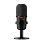 HyperX Solocast - Usb Condenser Gaming Unidirectional Microphone, For Pc, Ps4, And Mac, Tap-To-Mute Sensor, Cardioid Polar Pattern, Gaming, Streaming, Podcasts, Twitch, Youtube, Discord (Hmis1X-Xx-Bk/G, Black)
