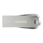 SanDisk Ultra Luxe USB 3.2 Flash Drive 128GB, Upto 400MB/s, All Metal, Metallic Silver