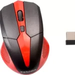 zebion Candy Wireless Optical Mouse  (2.4GHz Wireless, Red