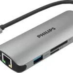PHILIPS 6 in 1 USB DLK5526CG/11 USB Hub  (Grey)