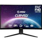 MSI G2422C 23.6 Inch FHD Curved Gaming Monitor - 1500R 1920 x 1080 VA Panel, 180Hz / 1ms, Adaptive Sync - DP 1.2a, HDMI 2.0b CEC
