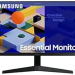 Samsung 24-inch (60.46cm) FHD Flat 1,920 x 1,080 Monitor, IPS, 75 Hz, Bezel Less Design, AMD FreeSync, Flicker Free, HDMI, D-sub, (LS24C310EAWXXL, Black)