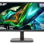 Acer EK240Y H 23.8 Inch (60.4 cm) Full HD (1920x1080) VA Panel LCD Monitor with LED Back Light I 1 MS VRB, 100Hz Refresh Rate I 250 Nits I HDMI & VGA Ports with HDMI Cable I Eye Care Features (Black)